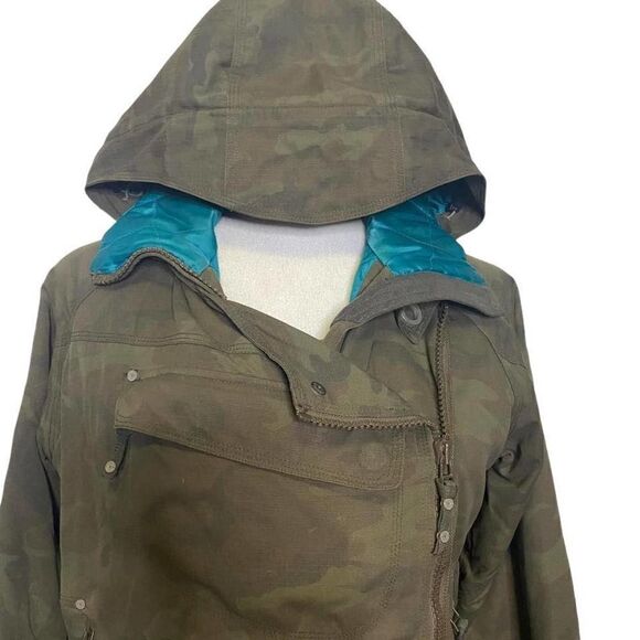 solstice Waterproof Jacket Ski Snow Camo Print Thinsulate Size Medium - Picture 14 of 16